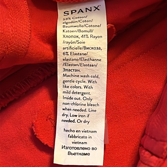 SPANX  Polished Kick Flare Pant in True Red, Size XS Tall, NWT - Picture 14 of 16